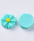 Resin Flower Cabochons – Mixed Colour Flatback Embellishments, 13mm Resin Flower Cabochons – Mixed Colour Flatback Embellishments, 13mm
