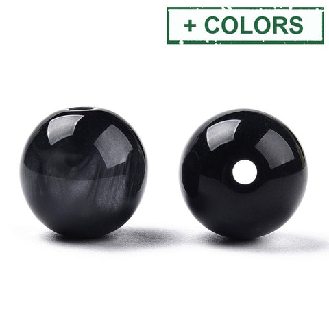 Resin Imitation Gemstone Beads, Round 12mm, 2mm Hole Resin Imitation Gemstone Beads, Round 12mm, 2mm Hole