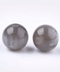 LIGHT GREY Resin Imitation Gemstone Beads, Round 12mm, 2mm Hole Resin Imitation Gemstone Beads, Round 12mm, 2mm Hole