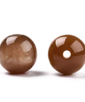 CAMEL Resin Imitation Gemstone Beads, Round 12mm, 2mm Hole Resin Imitation Gemstone Beads, Round 12mm, 2mm Hole