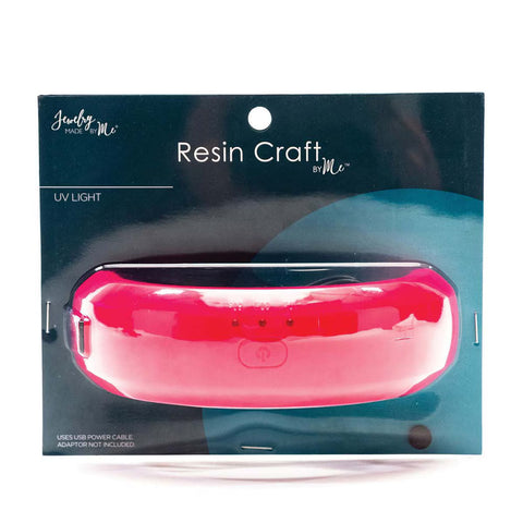 RES UV Resin Light – Portable USB-Powered Curing Lamp for DIY Resin Jewelry, Charms & Crafts