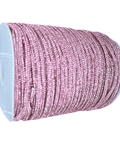 ROSE PINK (per meter) Rhinestone Cord with SS4 Crystals | Sparkling Craft Trim, 4mm Rhinestone Cord with SS4 Crystals | Sparkling Craft Trim, 4mm