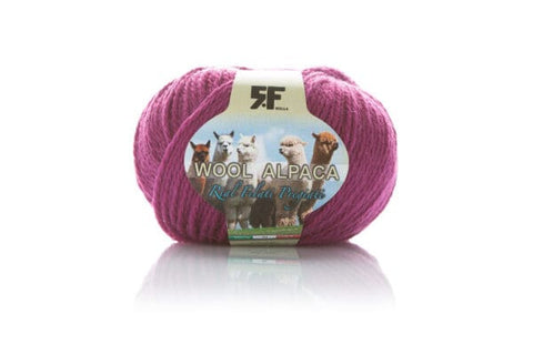 PURPLE Ria Filati Alpaca Yarn | Soft Alpaca Blend Knitting & Crochet Yarn, DK Weight Yarn Ria Filati Alpaca Yarn | Soft Alpaca Blend Knitting & Crochet Yarn, DK Weight Yarn