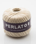 BEIGE Ria Filati Perlato 8, 100% Cotton Yarn Ria Filati Perlato 8, 100% Cotton Yarn
