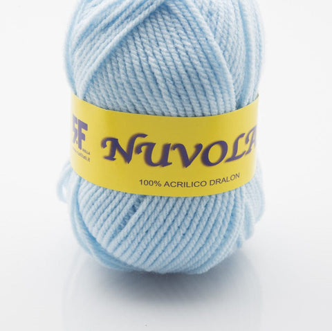 Rial Filati AZZURO BABY Rial Filati Nuvola Yarn Wool 100% Acrylic, 133 meters