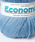 LIGHT BLUE Rial Filati Economico Wool Yarn 60% Wool, 30% Acrylic Rial Filati Economico Wool Yarn 60% Wool, 30% Acrylic