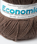 DARK MELANGE BROWN Rial Filati Economico Wool Yarn 60% Wool, 30% Acrylic Rial Filati Economico Wool Yarn 60% Wool, 30% Acrylic
