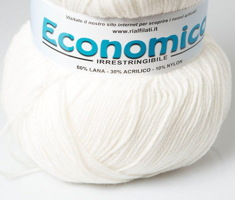 PANNA Rial Filati Economico Wool Yarn 60% Wool, 30% Acrylic Rial Filati Economico Wool Yarn 60% Wool, 30% Acrylic