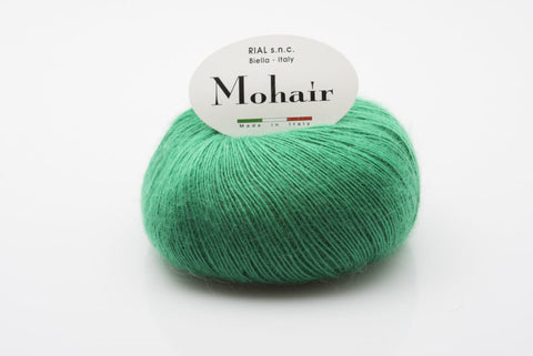 SHAMROCK GREEN Rial Filati Mohair Yarn | Soft Classic Mohair Blend Yarn, Lace Weight Yarn Rial Filati Mohair Yarn | Soft Classic Mohair Blend Yarn, Lace Weight Yarn