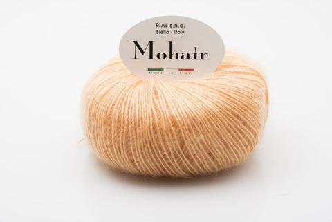 APRICOT Rial Filati Mohair Yarn | Soft Classic Mohair Blend Yarn, Lace Weight Yarn Rial Filati Mohair Yarn | Soft Classic Mohair Blend Yarn, Lace Weight Yarn
