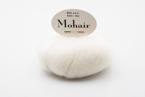 CREAM Rial Filati Mohair Yarn | Soft Classic Mohair Blend Yarn, Lace Weight Yarn Rial Filati Mohair Yarn | Soft Classic Mohair Blend Yarn, Lace Weight Yarn