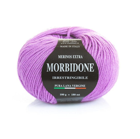 FUCHSIA Rial Filati Morbidone Pure Merino Wool Yarn Rial Filati Morbidone Pure Merino Wool Yarn