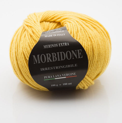 YELLOW SUN Rial Filati Morbidone Pure Merino Wool Yarn Rial Filati Morbidone Pure Merino Wool Yarn