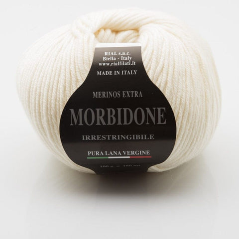 CREAM Rial Filati Morbidone Pure Merino Wool Yarn Rial Filati Morbidone Pure Merino Wool Yarn