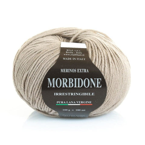BEIGE Rial Filati Morbidone Pure Merino Wool Yarn Rial Filati Morbidone Pure Merino Wool Yarn