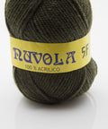 Rial Filati MOSS GREEN Rial Filati Nuvola Yarn Wool 100% Acrylic, 133 meters