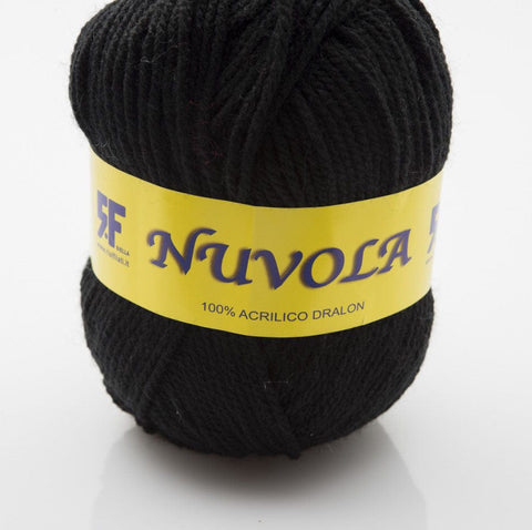NAVY BLUE Rial Filati Nuvola Yarn Wool 100% Acrylic, 133 meters Rial Filati Nuvola Yarn Wool 100% Acrylic, 133 meters
