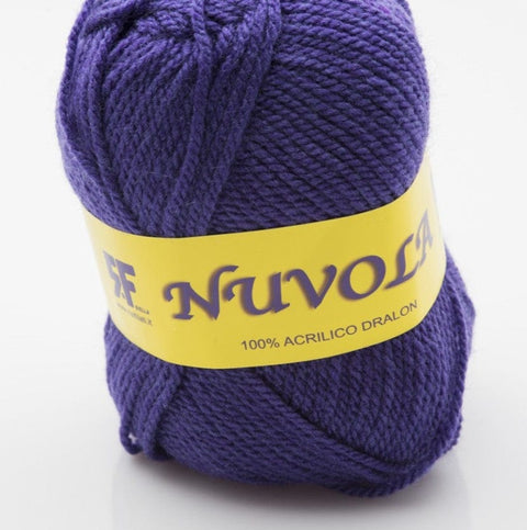 PLUM Rial Filati Nuvola Yarn Wool 100% Acrylic, 133 meters Rial Filati Nuvola Yarn Wool 100% Acrylic, 133 meters
