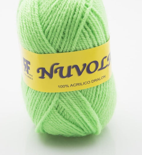 LIME Rial Filati Nuvola Yarn Wool 100% Acrylic, 133 meters Rial Filati Nuvola Yarn Wool 100% Acrylic, 133 meters