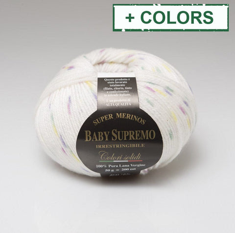 Rial Filati Ria Filati Baby Supremo yarn Fantasy Colors specifically created for making children's garments