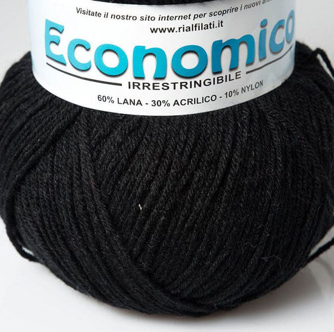 Rial Filati Ria Filati Economico wool yarn 60% wool, 30 % Acrylic