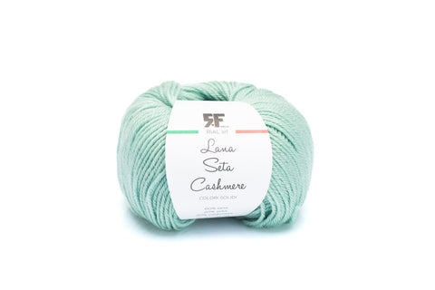 MINT Rial Silk Cashmere Yarn | Merino, Cashmere & Silk Blend, DK Weight Yarn Rial Silk Cashmere Yarn | Merino, Cashmere & Silk Blend, DK Weight Yarn