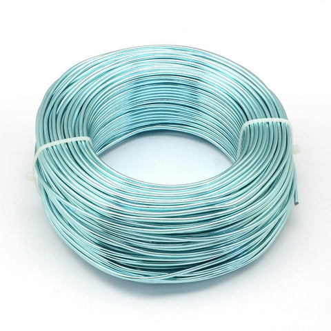 LIGHT TURQOUISE Round 0.8mm Aluminium craft & Jewellery wire Round 0.8mm Aluminium craft & Jewellery wire