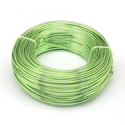GREEN Round 0.8mm Aluminium craft & Jewellery wire Round 0.8mm Aluminium craft & Jewellery wire