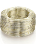 LIGHT GOLD Round 0.8mm Aluminium craft & Jewellery wire Round 0.8mm Aluminium craft & Jewellery wire