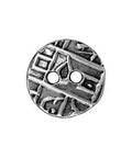 Round Coin Button – Pewter Button with 2mm Hole 15mm Round Coin Button – Pewter Button with 2mm Hole for Jewelry & Crafts 