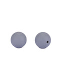 GREY Round Silicone Beads For Teethers, 15mm Round Silicone Beads For Teethers, 15mm