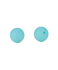 CYAN Round Silicone Beads For Teethers, 15mm Round Silicone Beads For Teethers, 15mm