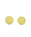 YELLOW Round Silicone Beads For Teethers, 15mm Round Silicone Beads For Teethers, 15mm