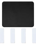 Rubber Slide-proof Mat, Sewing Machine Foot Pedal Pad Stay, with Magic Tapes, Rectangle, Black  300x250mm Rubber Slide-proof Mat, Sewing Machine Foot Pedal Pad Stay, with Magic Tapes, Rectangle, Black  300x250mm