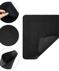 Rubber Slide-proof Mat, Sewing Machine Foot Pedal Pad Stay, with Magic Tapes, Rectangle, Black  300x250mm Rubber Slide-proof Mat, Sewing Machine Foot Pedal Pad Stay, with Magic Tapes, Rectangle, Black  300x250mm