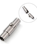 (SC8819-5) Smooth 304 Stainless Steel Magnetic Screw Clasps, 5x16.5mm (2 PCS) (SC8819-5) Smooth 304 Stainless Steel Magnetic Screw Clasps, 5x16.5mm (2 PCS)