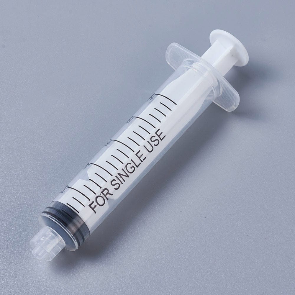 Screw Type Hand Push Glue Dispensing Syringe 5ml (without needle ...