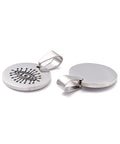 STAINLESS STEEL (SE8770P) (SE8770-X) 304 Stainless Steel Enamel Pendants, Flat Round with Evil Eye Pattern, 22mm (2 PCS) (SE8770-X) 304 Stainless Steel Enamel Pendants, Flat Round with Evil Eye Pattern, 22mm (2 PCS)
