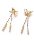 (SE8824-G) 304 Stainless Steel Chain Tassel Earrings, 44mm long (1 PAIR) (SE8824-G) 304 Stainless Steel Chain Tassel Earrings, 44mm long (1 PAIR)