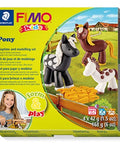 PONY Set Modelling Clay FIMO Kids – Fun & Play| Creative DIY Kit Set Modelling Clay FIMO Kids – Fun & Play| Creative DIY Kit