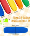 Set of 10 pieces EVA Crochet Hook Handle, Rice, Mixed Color, 90x25.5mm Set of 10 pieces EVA Crochet Hook Handle, Rice, Mixed Color, 90x25.5mm