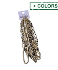 Set of Small Glass Beads & Seed Beads Strands, Color Themed Set of Small Glass Beads & Seed Beads Strands, Color Themed