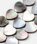 (SH8869-11A) Natural Black Lip Shell Beads Strands, Heart, 15x15.5x3mm (5 PCS) (SH8869-11A) Natural Black Lip Shell Beads Strands, Heart, 15x15.5x3mm (5 PCS)