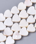 (SH8870-01) Natural Freshwater Shell Beads, Heart, Linen, 10x10x2mm (10 PCS) (SH8870-01) Natural Freshwater Shell Beads, Heart, Linen, 10x10x2mm (10 PCS)