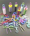 Silicone and Plastic Bobbin Thread Holders, Thread Buddies Clips, Sewing Machine Accessories, for Thread Spool Organizing Silicone & Plastic Bobbin Thread Holders – Thread Buddies Clips for Sewing Spool Organization