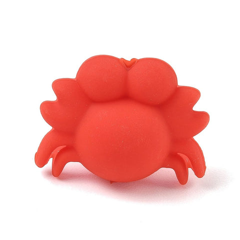 Silicone Crab Focal Bead – 30.5mm Silicone Crab Focal Bead 30.5mm | BalzarCrafts