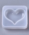 Silicone Heart Resin Casting Molds, for UV Resin, Epoxy Resin, Jewelry Making Silicone Heart Resin Casting Molds, for UV Resin, Epoxy Resin, Jewelry Making