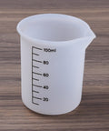 Silicone Measuring Cups, with Scale, Resin Craft Mixing Tools, Capacity: 100ml Silicone Measuring Cups, with Scale, Resin Craft Mixing Tools, Capacity: 100ml