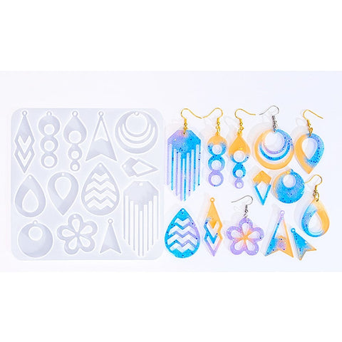 Silicone Pendant Casting Molds for UV Resin and Epoxy Resin Craft Making Silicone Pendant Casting Molds for UV Resin and Epoxy Resin Craft Making