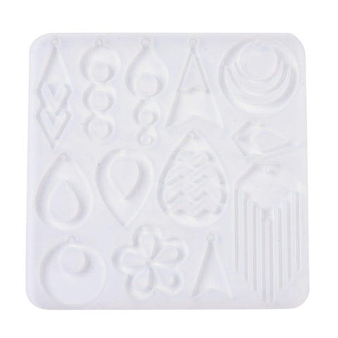 Silicone Pendant Casting Molds for UV Resin and Epoxy Resin Craft Making Silicone Pendant Casting Molds for UV Resin and Epoxy Resin Craft Making